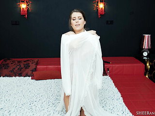 Lady Lyne Sheer Robe Big Naturals Vibrator Masturbation
