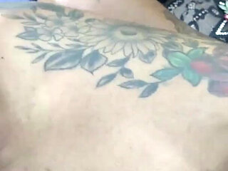Big Clit Threesome Cuckold!