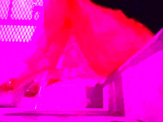 Artemisia Love Wearing High Heels Outdoor and Smoking a Cigarette