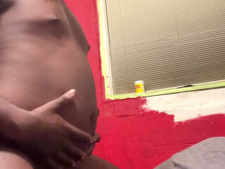 Twerking My Chocolate Booty With My Butt Plug In