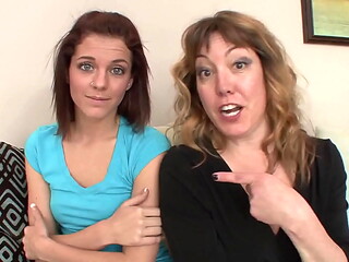 Kiera Winters and Maple Lee are hot redhead pussy licking lesbians
