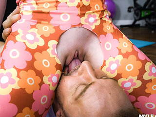 Tantric Taboo Temptation - Stepson's Intimate Yoga Lesson with a Toy-happy Stepmom