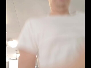 Simple Selfie Clip of Enjoying Exercise in the Gym