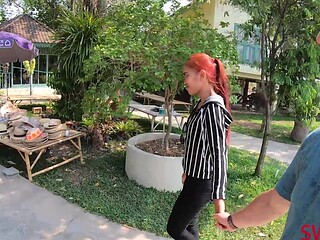 Asian amateur couple delivers steamy POV blowjob action in a raw Thai reality