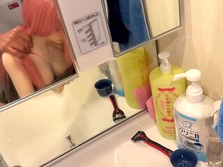 The busty woman of the bawdy bath