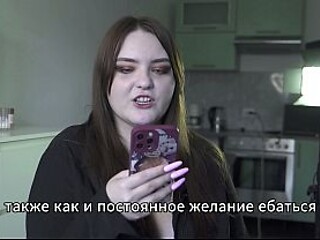 Russian MILF gets tricked into a forest threeway