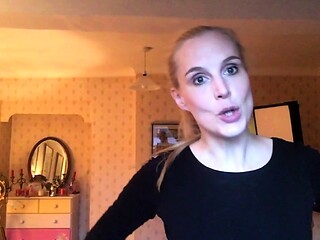 Fiery mature amateur busty blonde solo pussy toying