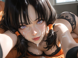 Videl Stripping Underwear to Naked  Sensual Compilation