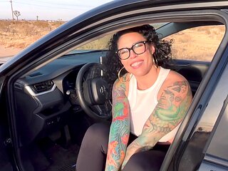 Bianca Bailee Pt.5 Tatted Baddie Gets Roadside Assistance - Flightlifexxx