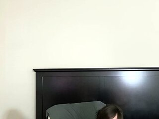 Busty brunette solo masturbation