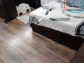 Sexy Wife Workout at Home Naked.