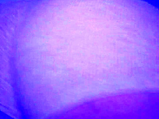 Big Booty Twerking in Blue Light