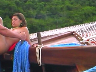 Latina Babe with Small Tits Interrupted by a Hung Dude Who Fucks Her Small Ass