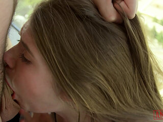 Analized - James Deen pays a visit to Alice March, eager to punish her tight little butthole.