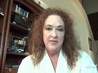 POV : Your Step-Auntie Ginger Caught You Jerking Off, Lends Her Services Instead