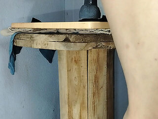 Dildo between legs