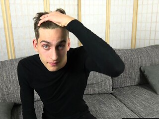 Athletic Blonde Czech Boy Shows Off Big Dick and Jerks Off