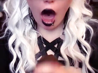 Goth Stepmommy BBC JOI
