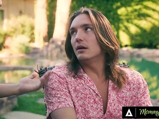 MOMMY'S BOY - Ryan Keely Turns A Birthday Night Into Hardcore Milf Foursome Fun