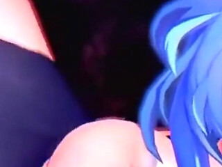 Genshin Impact - Ganyus Sloppy Blowjob and Squirting Orgasm - 3D Hentai Animations