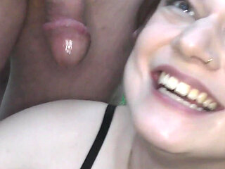 Tattooed Sluts From the UK Sucking Some Hard Cocks Outdoors