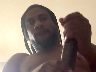 Stroking This BBC Until It Bursts with Cum