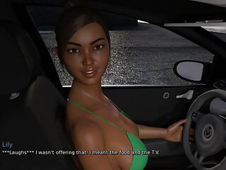 Where the heart is: sexy black ebony cook in bikini ep 105