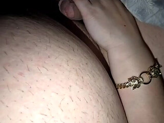 Slutty step mom so proud of her BBC step son big dick in erection