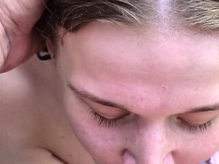 After Swimming in the Lake, It's Time for the Best Blowjob in Your Life