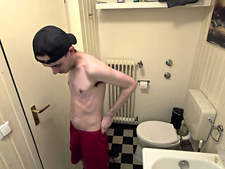 Sneakerboy Takes a Ahower