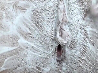 Watch Me Shave My Hairy Pussy Close-up!