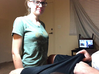 Teen Girl Next Door Edging Handjob/Blowjob - Hoby Buchanon
