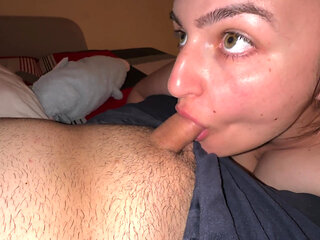 I suck this dick so deep and I enjoy it because I cheat him , so what !?