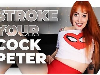 Loves To Stroke Hard Cock