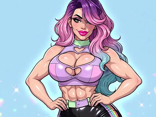 Big Boobs Cleavage Teasing Animation