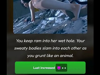 Confinado con las gemelas y la gotica/ Confined and horny Hentai game