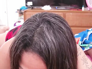 My Stepmother Loves to Swallow Cum