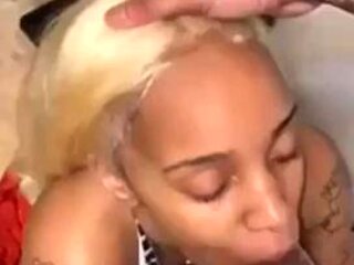 Curvy Blonde Ebony Gets Rough Sex