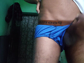 Horney man doing masturbate long dick