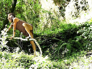 Magia Rosa Tiny Latina Fucks in Forest - Blowjob Handjob Outdoor Sex