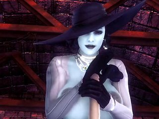 Lady Dimitrescu gives a blowjob: Resident Evil Village ...