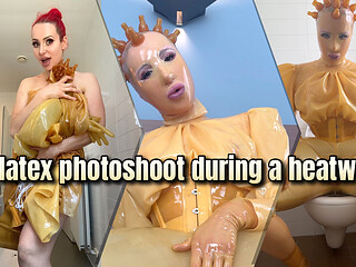 Bts Latex Photoshoot During a Heatwave