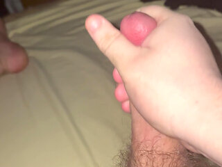 Toning jerked off to orgasm