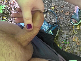 Sucking Cock in the Woods