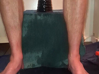 Solo Gay Twink - Piramid Dildo Ride