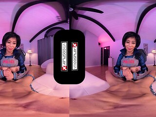 VRCosplayX Asian Babe Akira Got A New Sexual Robot