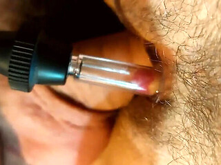 Clit Pumping 218: Hairy POV Close-Up with Hardcore Housewife