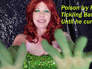 Poison Ivy Tickles POV Batman in Sheer Gloves! POV Tickling and Hands Free Orgasm