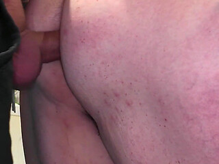 Intense Anal Pounding of a Stunner with a Creampie Finish POV