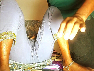 Desperate Blonde Veena Gets Secretly Bred by Her Stepfather-in-law